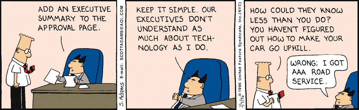 Dilbert Cartoon